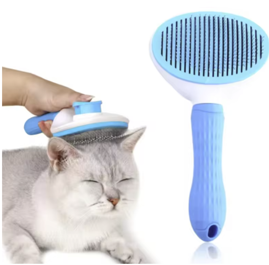 Self-Cleaning Pet Grooming Brush