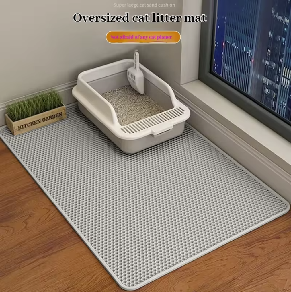Double Layer Waterproof Cat Litter Mat