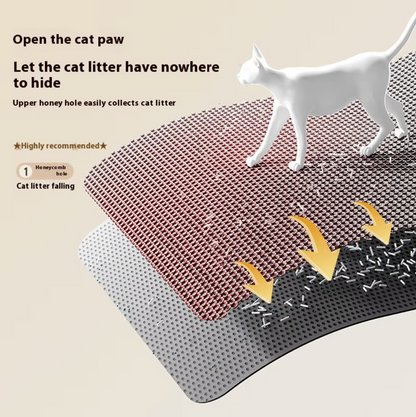 Double Layer Waterproof Cat Litter Mat