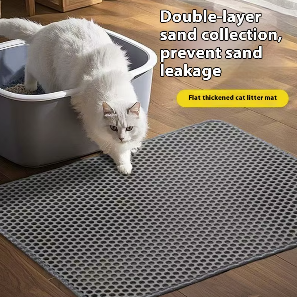 Double Layer Waterproof Cat Litter Mat